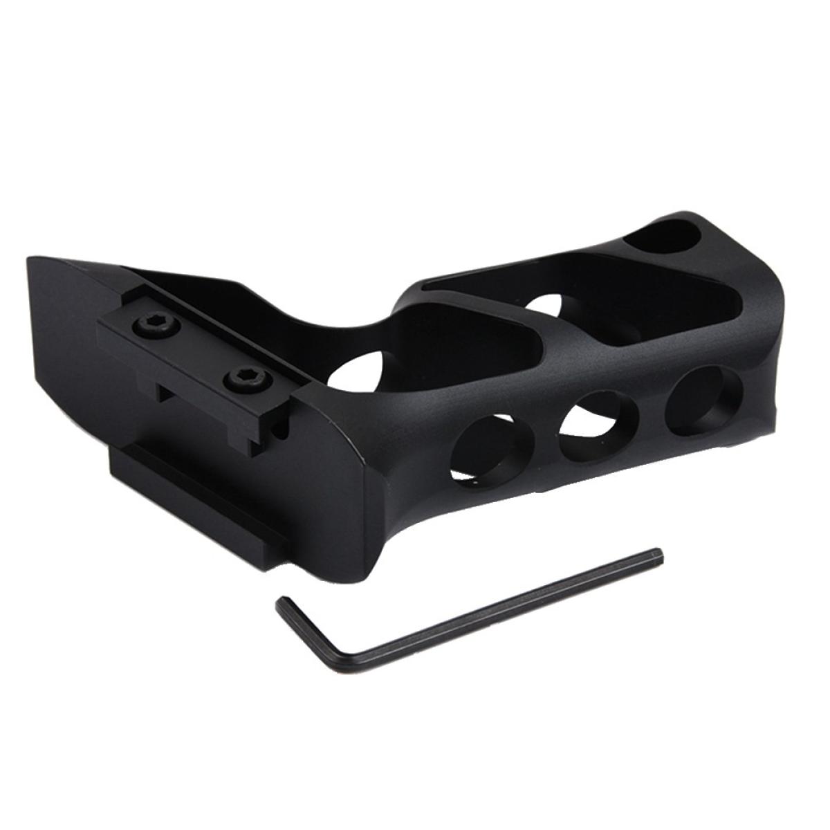 Metal Long Angled Frontgrip for 20mm Rails Black